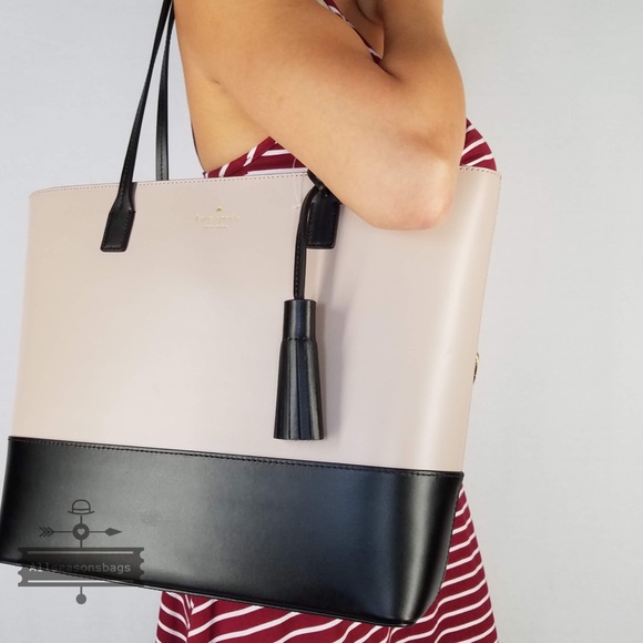 Kate spade Karla Wright place tote almond black - Picture 7 of 8